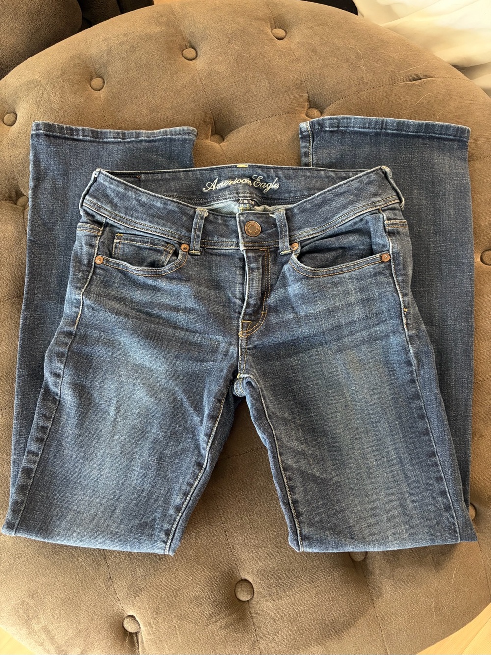 American Eagle Outfitters Women's Classic boot in Medium Blue Wash size 6 short